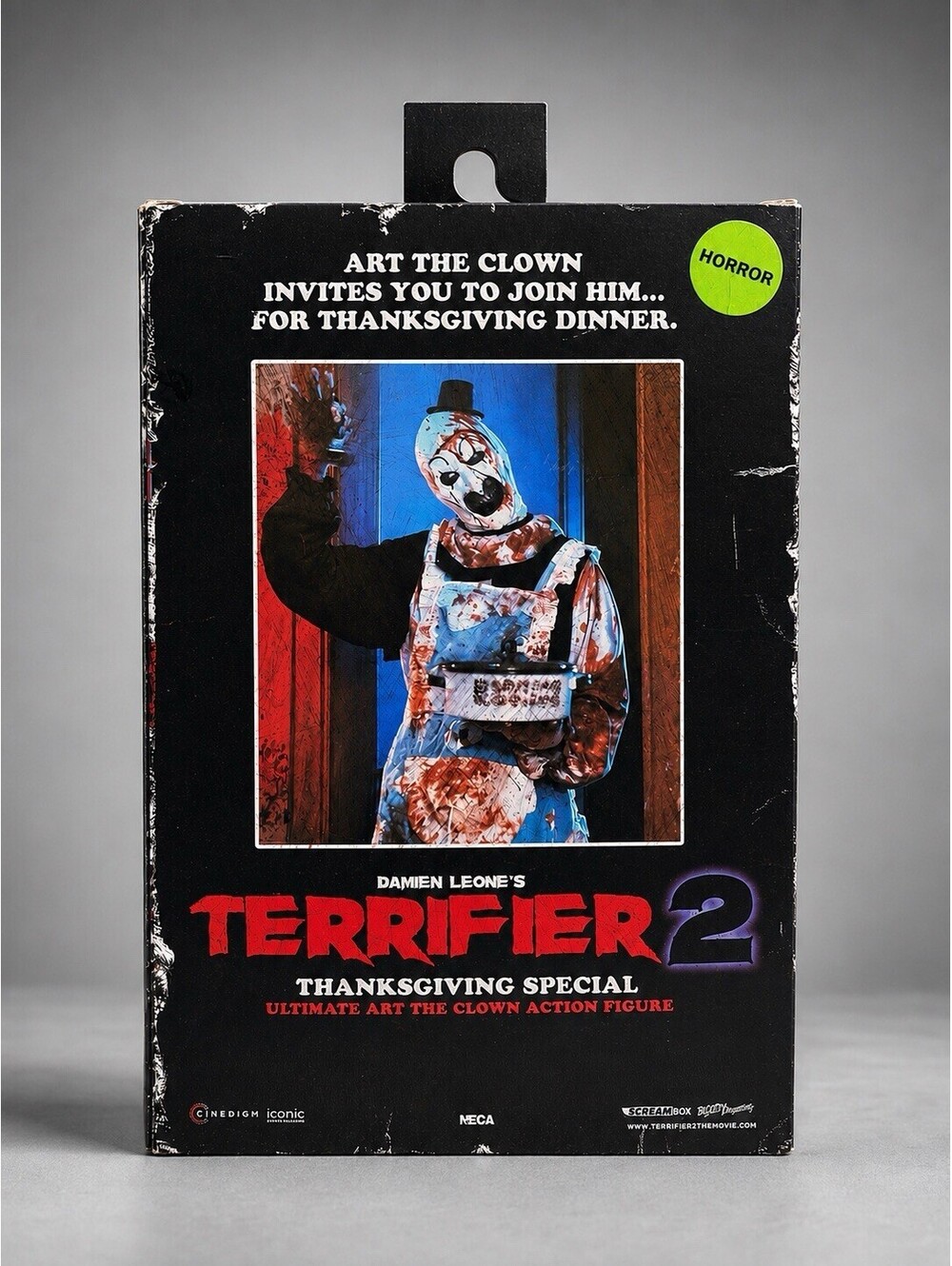 NECA Terrifier 2 Art The Clown Thanksgiving Special Ultimate 7” Figure